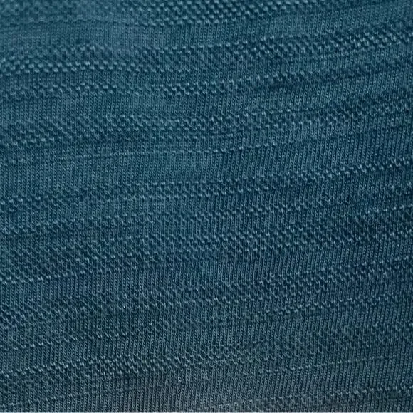 John Varvatos Polo Shirt Blue Short Sleeve Cotton Textured 3 Stars Size Large - Picture 7 of 7